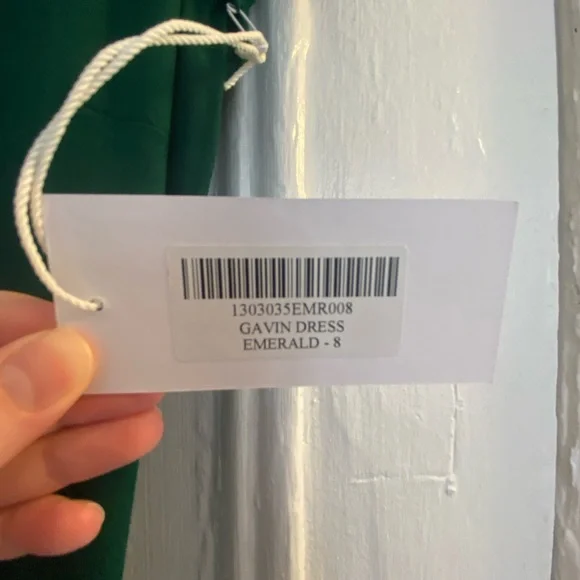 NWT Reformation Gavin Dress in Emerald - Picture 10 of 13